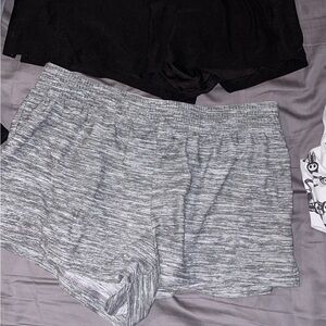 Black and Gray Women's Shorts